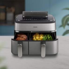 Мультипечь Philips Ovi Dual Steam 2750Вт, чаша-3+6л, сенсорное управл., 12 авто. программ, пластик/металл №7