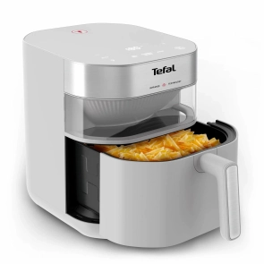 Мультипечь Tefal Easy Fry Infrared, 1500Вт, чаша-7л, сенсорное управл., 8 программ, с окошком, пластик, светло-серый №3