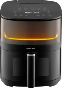 Мультипечь Sencor Vita, 1500Вт, чаша-5л, сенсорное управл., 10 программ, металл/пластик, с окошком, черный №1