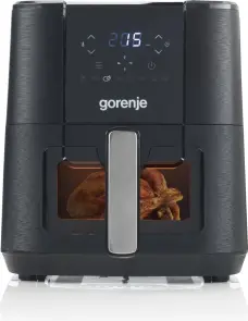 Мультипечь Gorenje 1350Вт, чаша-5.4л, сенсорное управл., 8 авто. программ, пластик+металл, черный №5