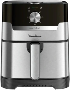 Мультипечь Moulinex EasyFry&Grill, 1550Вт, чаша-4.2л, механическое управл., пластик, серый №1