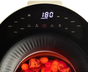Мультипіч Russell Hobbs Satisfry Panoramic- 1500Вт, чаша-5л, сенсорне управл., 10 авто. програм, пластик/скло, кремовий №6