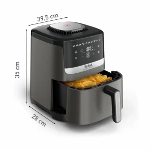 Мультипіч Tefal Easy Fry Silence, 1670Вт, чаша-5л, сенсорне керув., 10 програм, пластик, темно сірий-чорний №4