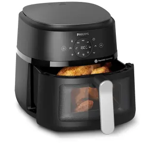 Мультипечь Philips Ovi Series 2000 1700Вт, чаша-6.2л, сенсорное управл., 13 авто. программ, пластик, черный №5
