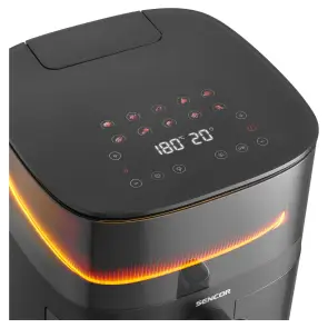 Мультипечь Sencor Vita, 1500Вт, чаша-5л, сенсорное управл., 10 программ, металл/пластик, с окошком, черный №7
