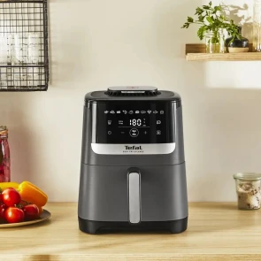 Мультипіч Tefal Easy Fry Silence, 1670Вт, чаша-5л, сенсорне керув., 10 програм, пластик, темно сірий-чорний №6