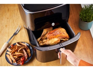 Мультипіч OBH Nordica Easy Fry&Steam Black, 1700Вт, чаша-6.5л, сенсорне керув., від 80°C до 200°C, пластик, чорний №10