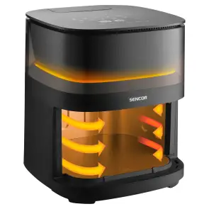 Мультипечь Sencor Vita, 1500Вт, чаша-5л, сенсорное управл., 10 программ, металл/пластик, с окошком, черный №10