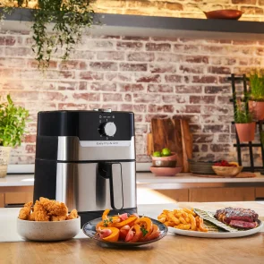 Мультипечь Moulinex EasyFry&Grill, 1550Вт, чаша-4.2л, механическое управл., пластик, серый №11