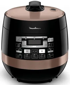 Мультиварка-скороварка Moulinex Quickchef, 1000Вт, чаша-5л, сенсорне керув., пластик, чорний №1