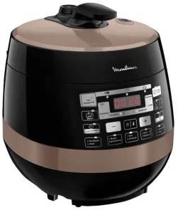 Мультиварка-скороварка Moulinex Quickchef, 1000Вт, чаша-5л, сенсорне керув., пластик, чорний №2