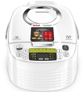 Мультиварка Tefal Spherical, 750Вт, чаша-5л, электронное управл., пластик, белый №3