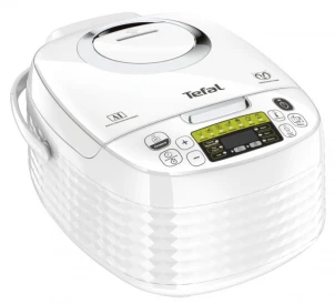 Мультиварка Tefal Spherical, 750Вт, чаша-5л, электронное управл., пластик, белый №4