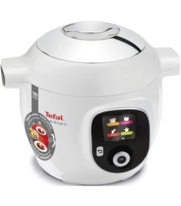 Мультиварка-скороварка Tefal Cook4Me +, 1600Вт, чаша-6л, електронне керув., пластик, білий №5