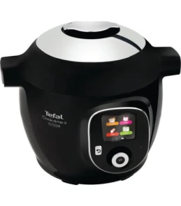 Мультиварка-скороварка Tefal Cook4me+ Connect, 1600Вт, чаша-6л, електронне керув., пластик, чорний №6