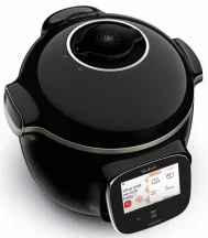 Мультиварка-скороварка Tefal Cook4me Touch, 1600Вт, чаша-6л, сенсорное управл., 13 программ, металл/пластик, черный