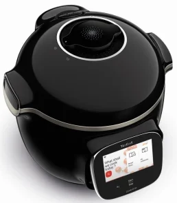 Мультиварка-скороварка Tefal Cook4me Touch, 1600Вт, чаша-6л, сенсорное управл., 13 программ, металл/пластик, черный №1
