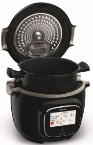 Мультиварка-скороварка Tefal Cook4me Touch, 1600Вт, чаша-6л, сенсорное управл., 13 программ, металл/пластик, черный №2