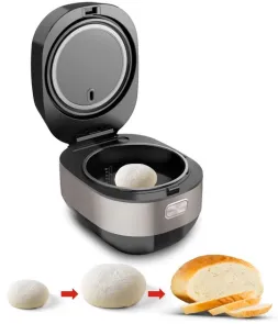 Мультиварка Tefal Multicook&Bake IH, 1500Вт, чаша-5л, електронне керув., метал/пластик, чорний №3