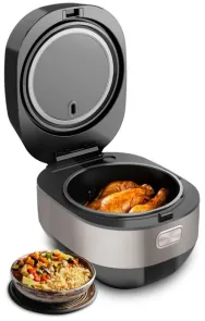 Мультиварка Tefal Multicook&Bake IH, 1500Вт, чаша-5л, електронне керув., метал/пластик, чорний №4