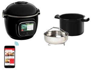 Мультиварка-скороварка Tefal Cook4me Touch, 1600Вт, чаша-6л, сенсорное управл., 13 программ, металл/пластик, черный №4