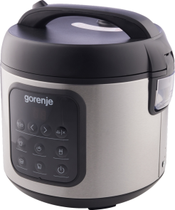 Мультиварка Gorenje, 476Вт, мины, чаша-2л, электронное управл., 5 программ, металл/пластик, черный №3
