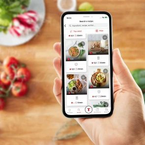 Мультиварка-мультипечь Tefal Multicook Actifry, 1334Вт, чаша-6л, сенсорное управл., 14 программ, металл/пластик, черный №5