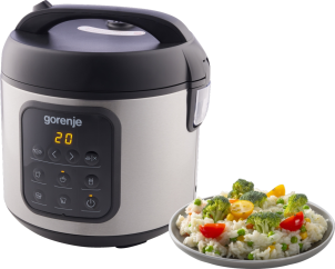 Мультиварка Gorenje, 476Вт, мины, чаша-2л, электронное управл., 5 программ, металл/пластик, черный №6