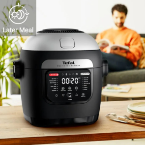 Мультиварка-мультипечь Tefal Multicook Actifry, 1334Вт, чаша-6л, сенсорное управл., 14 программ, металл/пластик, черный №7