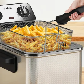 Фритюрниця Tefal Filtra Pro, 2400Вт, ємність-3л, механічне керув., від 150°C до 190°C нержавіюча сталь, чорний №3