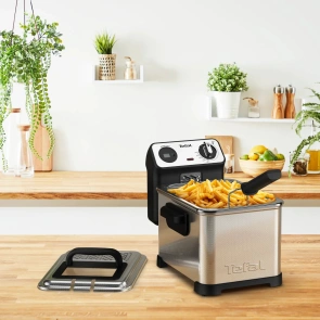 Фритюрниця Tefal Filtra Pro, 2400Вт, ємність-3л, механічне керув., від 150°C до 190°C нержавіюча сталь, чорний №4