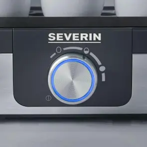 Яйцеварка Severin 270Вт, механічне керування, на 3 яйця, звуков., сигнал, пластик, сіро-чорний №4