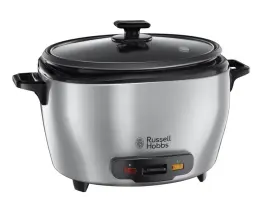 Рисоварка Russell Hobbs MaxiCook, 1000Вт, чаша-5л, электронное управл., нерж. сталь, черный