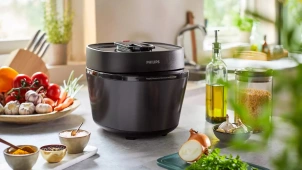 Мультиварка-скороварка Philips All-in-One Cooker, 1000Вт, чаша-5л, электронное управл., пластик, черный №6