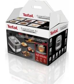 Мультиварка Tefal Expert Cook Induction, 1200Вт, чаша-5л, електронне керув., пластик, сірий №6