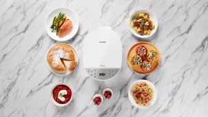 Мультиварка Philips All-in-One, 980Вт, чаша-5л, электронное управл., пластик, белый №7
