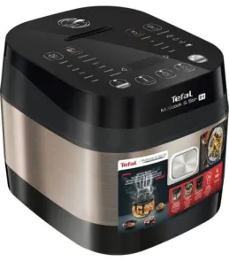Мультиварка Tefal MultiCook&Stir, 1200Вт, чаша-5л, електронне керув., пластик, чорно-бронзовий №9