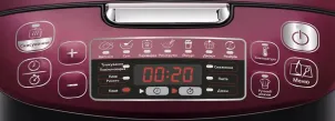 Мультиварка Tefal Spherical, 750Вт, чаша-4л, электронное управл., пластик, черно-бордовый №4
