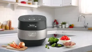 Мультиварка Tefal Multicook&Bake IH, 1500Вт, чаша-5л, електронне керув., метал/пластик, чорний №8