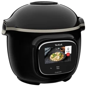 Мультиварка-скороварка Tefal Cook4me Touch, 1600Вт, чаша-6л, сенсорное управл., 13 программ, металл/пластик, черный №8