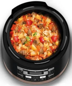 Мультиварка-скороварка Moulinex Quickchef, 1000Вт, чаша-5л, сенсорне керув., пластик, чорний №5