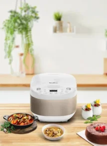 Мультиварка Moulinex SimplyCook Plus, 750Вт, чаша-4л, електронне керув., метал/пластик, білий №9