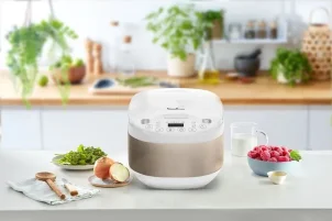 Мультиварка Moulinex SimplyCook Plus, 750Вт, чаша-4л, електронне керув., метал/пластик, білий №10