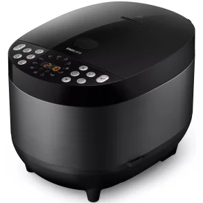 Мультиварка Philips All-in-One 980Вт, чаша-5л, електр. керування , 60 авто. програм, пластик, чорний №6