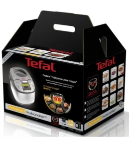 Мультиварка Tefal Fuzzy Logic, 750Вт, чаша-5л, электронное управл., пластик, серый №10