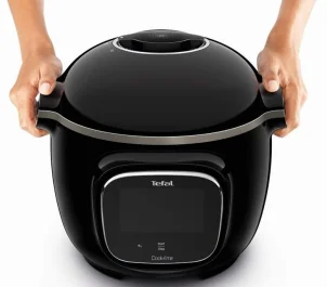 Мультиварка-скороварка Tefal Cook4me Touch, 1600Вт, чаша-6л, сенсорное управл., 13 программ, металл/пластик, черный №11