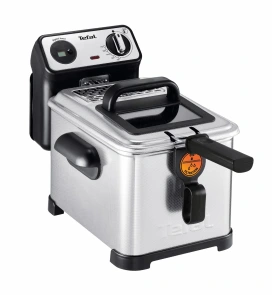 Фритюрниця Tefal Filtra Pro, 2400Вт, ємність-3л, механічне керув., від 150°C до 190°C нержавіюча сталь, чорний №9