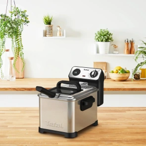 Фритюрниця Tefal Filtra Pro, 2400Вт, ємність-3л, механічне керув., від 150°C до 190°C нержавіюча сталь, чорний №11