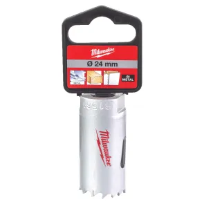 Коронка биметаллическая BiM Contractor 24mm MILWAUKEE №3