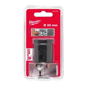 Коронка алмазна Diamond Max MILWAUKEE, O35мм №2